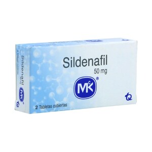 SILDENAFIL 50 MG - CAJA x 2 TAB (LAB MK)