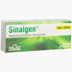 SINALGEN 5 MG+325 MG - CAJA x 30 TAB
