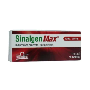 SINALGEN MAX 10 MG/325 MG - CAJA x 30 TAB