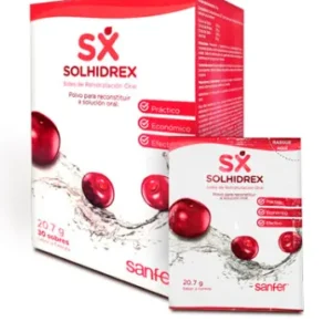 SOLHIDREX SAL DE REHIDRATACION ORAL - CAJA x 30 SOBRES x 20.7 GR - SABOR CEREZA