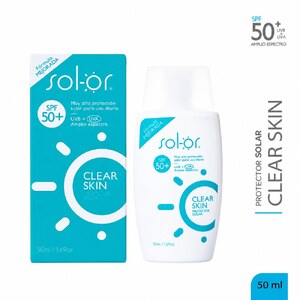 SOLOR CLEAR SKIN SPF 50+ UVB + UVA - FCO x 50 ML