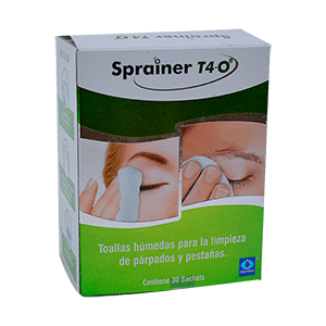 SPRAINER T4-0 LIMPIEZA PARPADOS Y PESTAÑAS x 30 SACHETS