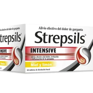 STREPSILS INTENSIVE 8.75 MG SABOR MIEL & LIMON - CAJA x 64 TAB DIS. BUCAL