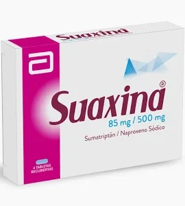 SUAXINA 85 MG/ 500 MG - CAJA x 4 TAB