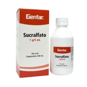 SUCRALFATO 1 GR/5 ML SUSP. ORAL - FCO x 200 ML