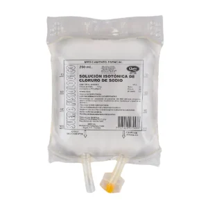 SUERO FISIOLOGICO SODIO CLORURO 0.9% SLN INY - BOLSA x 250 ML