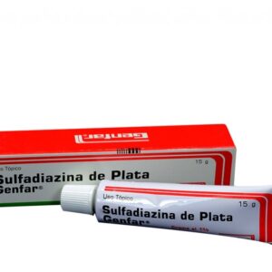SULFADIAZINA PLATA 1% CREMA TOP - TUBO x 15 GR