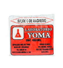 SULFATO DE MAGNESIO - BOLSA x 400 GR (YOMA)