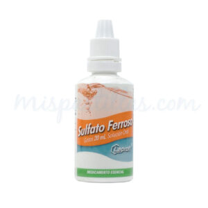 SULFATO FERROSO 125 MG/ML GOTAS ORALES - FCO x 20 ML
