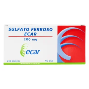 SULFATO FERROSO 200 MG - FCO x 250 GRAG