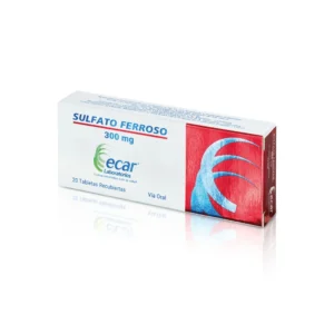 SULFATO FERROSO 300 MG - CAJA x 300 TAB