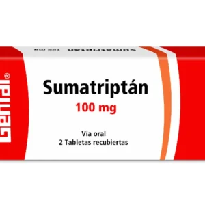 SUMATRIPTAN 100 MG - CAJA x 2 TAB