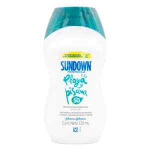SUNDOWN PROTEC SOLAR PLAYA y PISCINA SPF-50 UVA-UVB - FCO x 120 ML