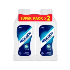 SUPERPACK TALCO MEXSANA POLVO DESOD. ANTIBACT. - 2 FCO x 85 G C/U