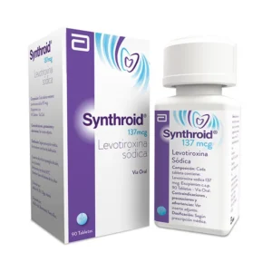 SYNTHROID 137 MCG - CAJA x 90 TAB