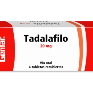 TADALAFILO 20 MG - CAJA x 4 TAB