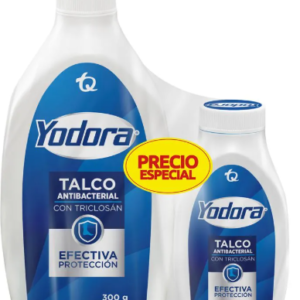 TALCO MEDICINAL YODORA - FCO x 300 GR - GRATIS FCO x 90 GR - OFERTA