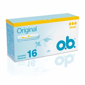 TAMPON OB ORIGINAL MEDIO - CAJA x 16 UND