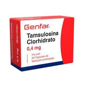 TAMSULOSINA HCL 0.4 MG - CAJA x 30 CAPS LIB PROLONG.