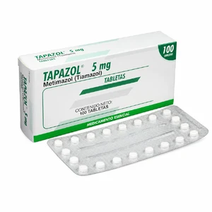 TAPAZOL 5 MG - CAJA x 100 TAB