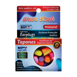 TAPONES DE OIDO EN ESPUMA WAVE BLOCK - CAJA x 10 PARES