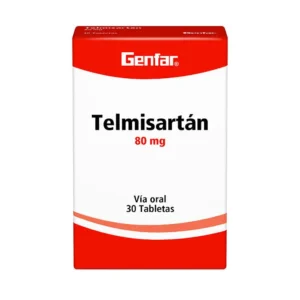 TELMISARTAN 80 MG - CAJA x 30 TAB