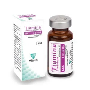 TIAMINA (VITAMINA B1)100 MG/ML SLN INY - CAJA x 1 VIAL x 10 ML