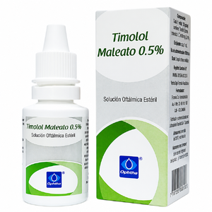 TIMOLOL MALEATO 5 MG/ML (5%) SLN OFT - FCO x 15 ML