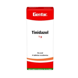 TINIDAZOL 1 GR - CAJA x 4 TAB