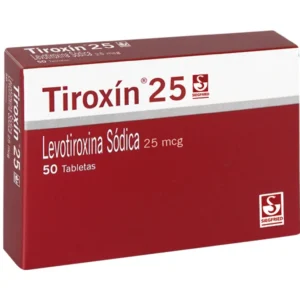 TIROXIN 25 MCG - CAJA x 50 TAB