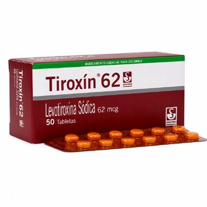 TIROXIN 62 MCG - CAJA x 50 TAB