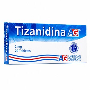 TIZANIDINA 2 MG - CAJA x 20 TAB