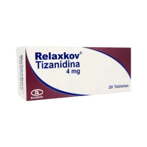 TIZANIDINA 4 MG - CAJA x 20 TAB (RELAXKOV)