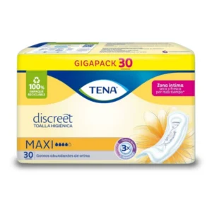TOALLAS TENA MUJER MAXI - PQTE x 30 UND