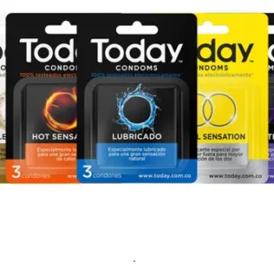 TODAY CONDOMS PREPACK x 3 UND SURTIDO (30 x 36) - OFERTA ESPECIAL