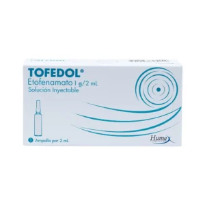 TOFEDOL 1 G/2 ML SLN INY. - CAJA 1 AMP