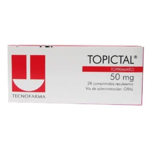 TOPICTAL 50 MG - CAJA x 28 COMP