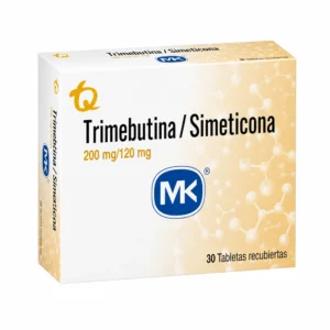 TRIMEBUTINA + SIMETICONA 200 MG /120 MG - CAJA x 30 TAB