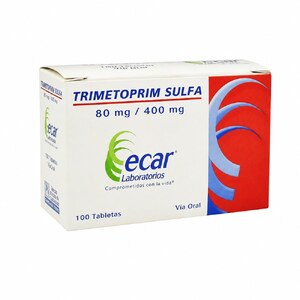 TRIMETOPRIM SULFA 80 MG/400 MG - CAJA x 100 CAPS
