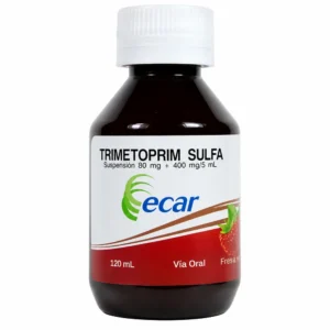 TRIMETOPRIM SULFA 80 MG+400 MG/5 ML SUSP ORAL - FCO x 120 ML SABOR FRAMBUESA
