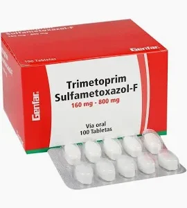 TRIMETOPRIN SULFA F 160 MG/800 MG - CAJA x 100 TAB