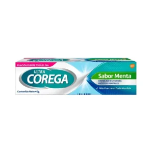 ULTRA COREGA CREMA SABOR MENTA - TUBO x 40 GR - 3D