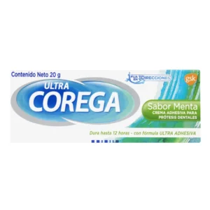 ULTRA COREGA CREMA SABOR MENTA x 20 G - 3D