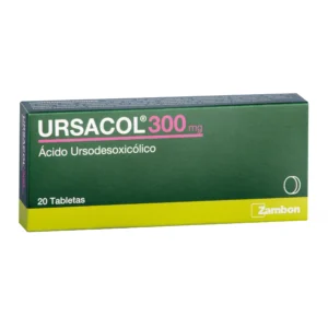 URSACOL 300 MG - CAJA x 20 TAB