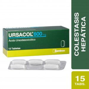 URSACOL 600 MG - CAJA x 15 TAB