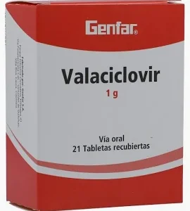 VALACICLOVIR 1 GR - CAJA x 21 TAB