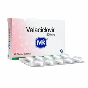 VALACICLOVIR 500 MG - CAJA x 10 TAB