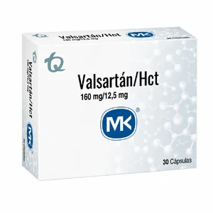 VALSARTAN/HCT 160 MG/12.5 MG - CAJA x 30 CAP