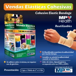 VENDA DE YESO POP-MP PROMEDICAL 3 x 5 YDAS - BOLSA x UNIDAD