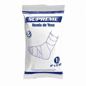 VENDA DE YESO SUPREME 4` x 5 YDS - BOLSA x 1 UND
